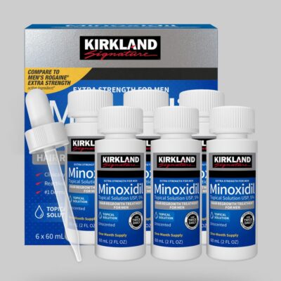 Caja - Minoxidil Kirkland Líquido 5% Barba & Cabello