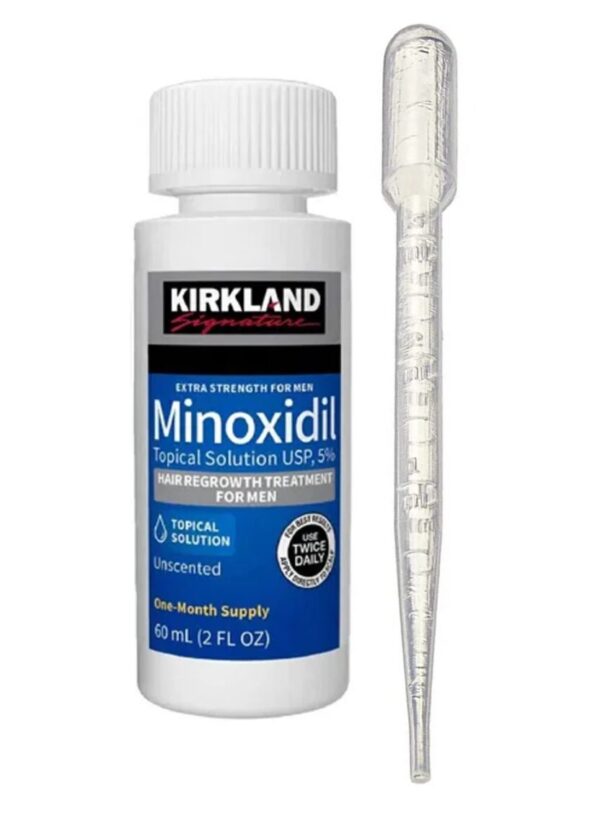 1 Bote - Minoxidil Kirkland Líquido 5% Barba & Cabello
